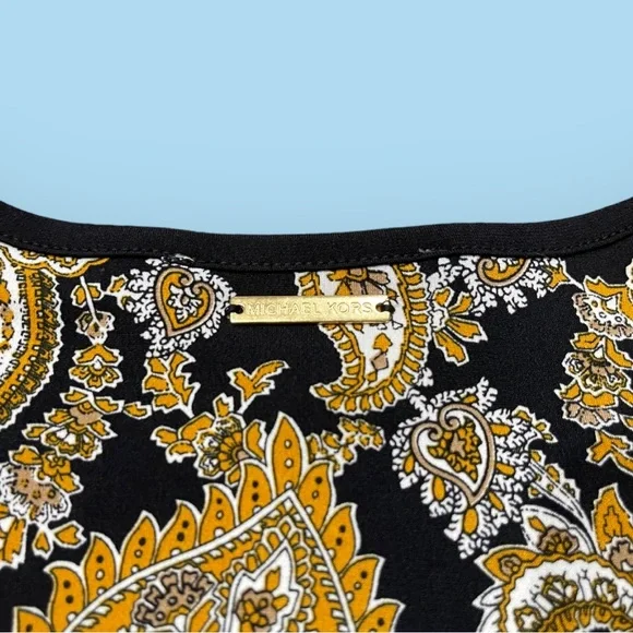 Michael Kors Paisley Bell Sleeve Dress - Picture 8 of 13